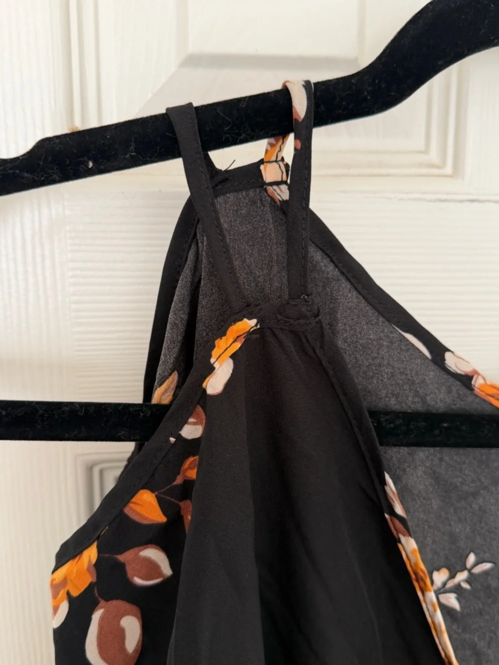 Floral Cold-Shoulder Peplum Top - Picture 5 of 12